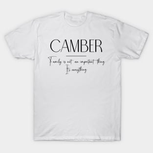 Camber Family, Camber Name, Camber Middle Name T-Shirt